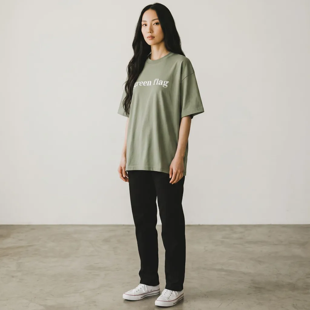 WXLF Green Flag Oversized Tshirt (2).webp