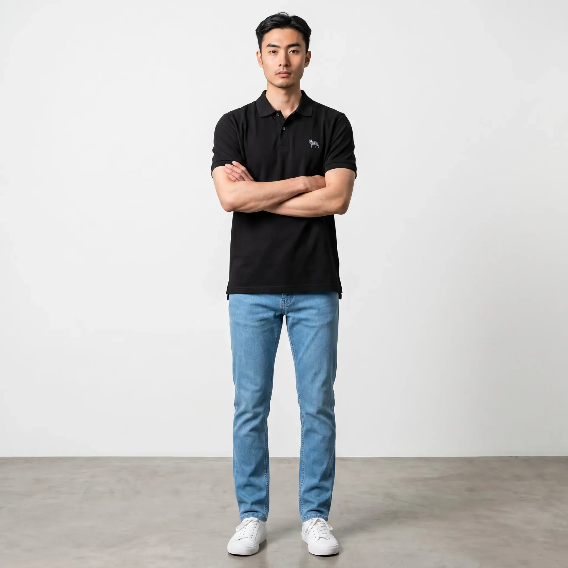 WXLF Black Polo Tshirt