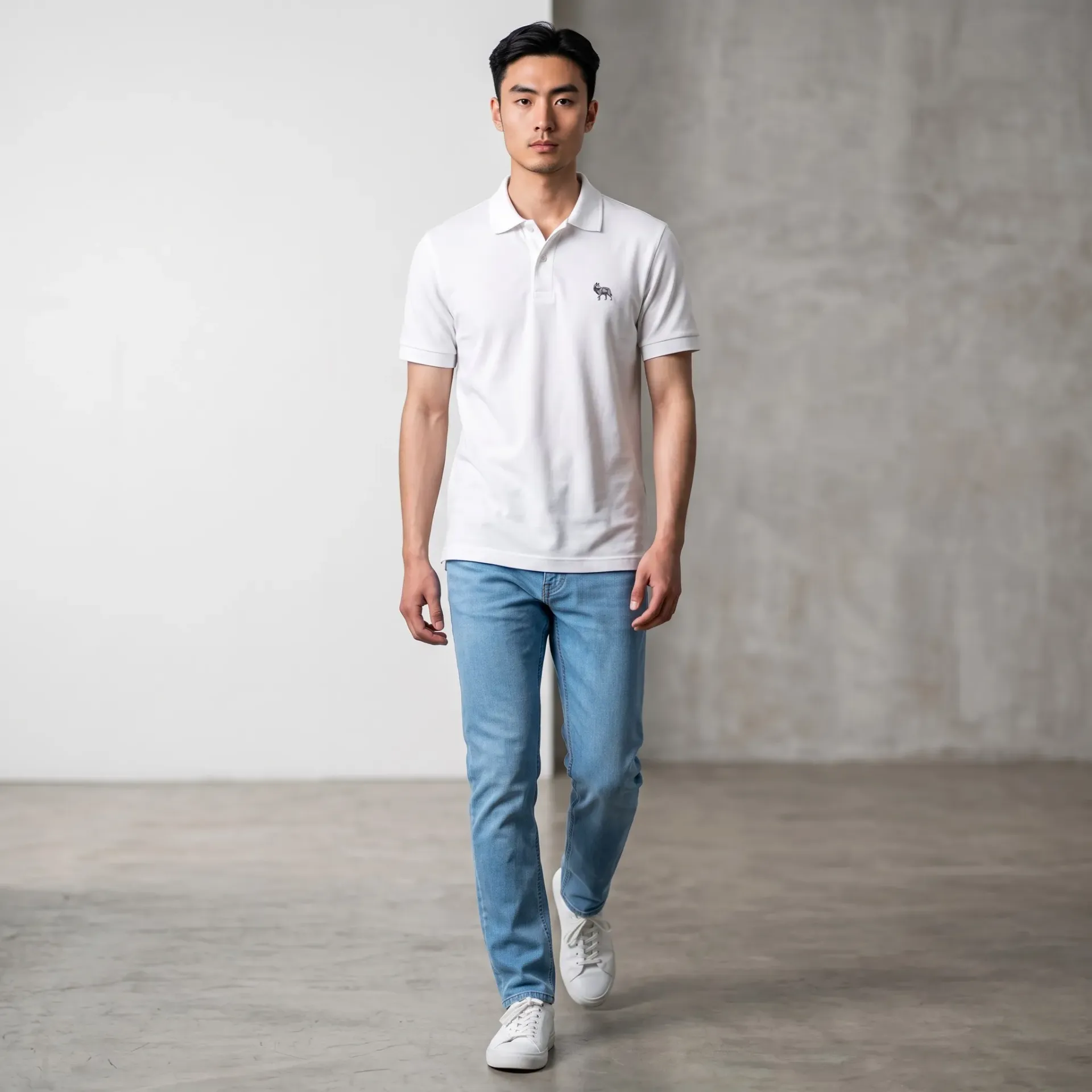 WXLF White Polo Tshirt