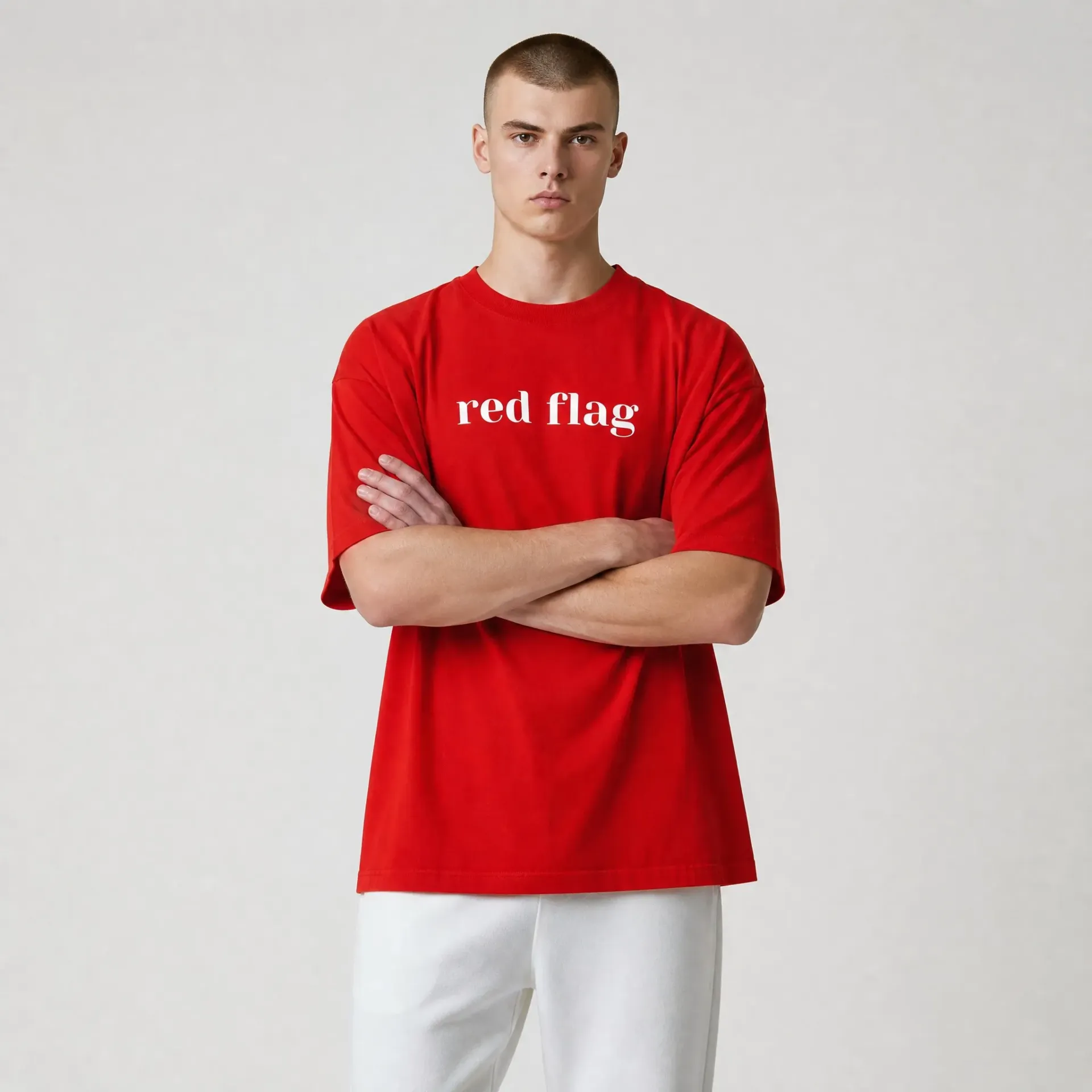 WXLF Red Flag Oversized Tshirt