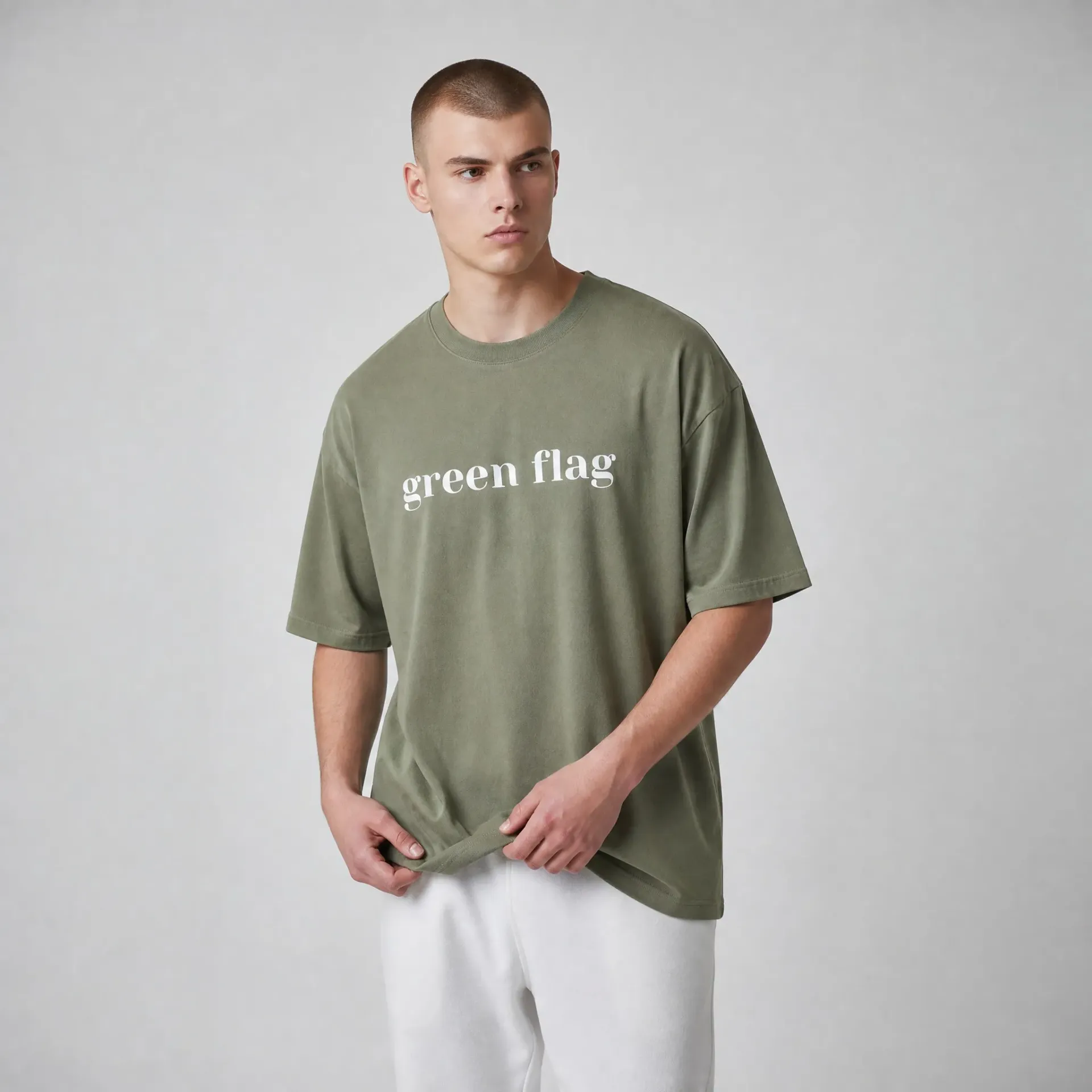 WXLF Green Flag Oversized Tshirt