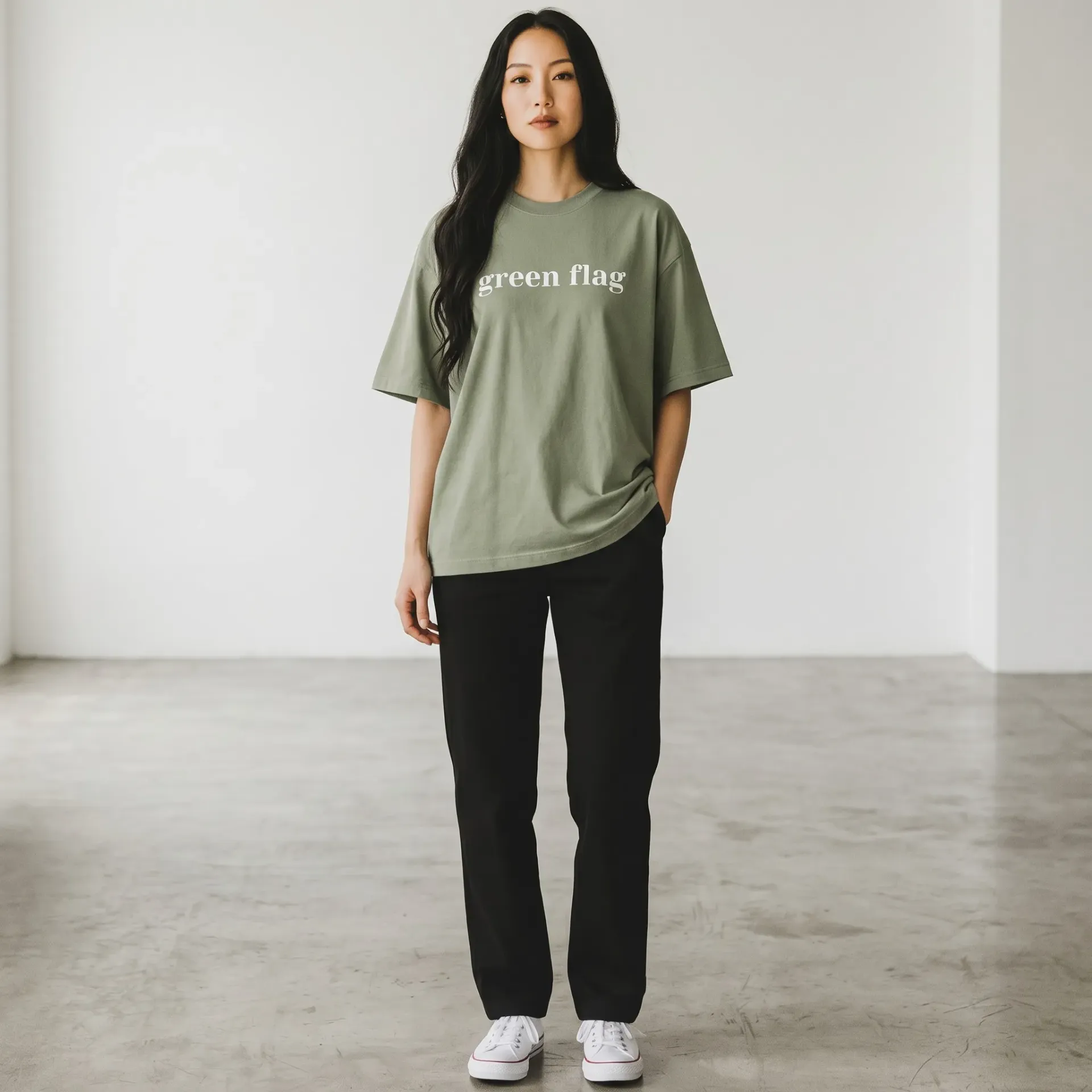 WXLF Green Flag Oversized Tshirt